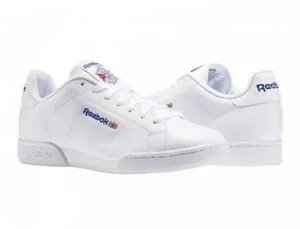 REEBOK 100000100 (1354) NPC II MN'S (Medium) White/White Leather Lifestyle Shoes - Picture 1 of 5