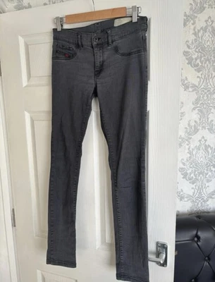 Diesel Grey Skinny Jeans Supper Skinny Jeggings Low Rise 28 Inch Waist 10 12 - Image 1 of 4