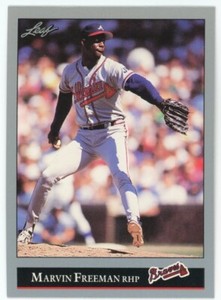 1992 Leaf Marvin Freeman Card #110