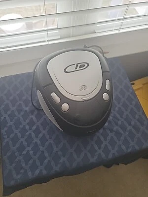 Sistema de CD portátil estéreo preto AudioVox (CDA1361) FUNCIONA TESTADO! - Imagem 1 de 4