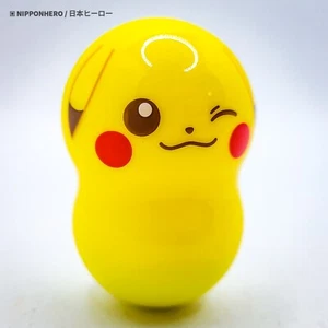 Pokemon PIKACHU COO'NUTS FIGURE Balancing Toy Red Blue Yellow Kanto Bandai Japan - Picture 1 of 12