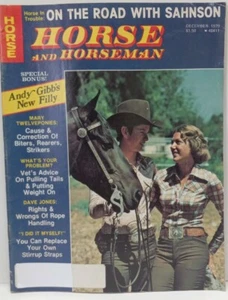 HORSE AND HORSEMAN DECEMBER 1979 MAGAZINE ISSUE ON THE ROAD WITH SAHNSON - Picture 1 of 5