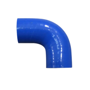 CXR Universal 2.35" - 2.25" 90 Degree Blue Silicon Hose Reducer Elbow 85mm Long - Imagen 1 de 1