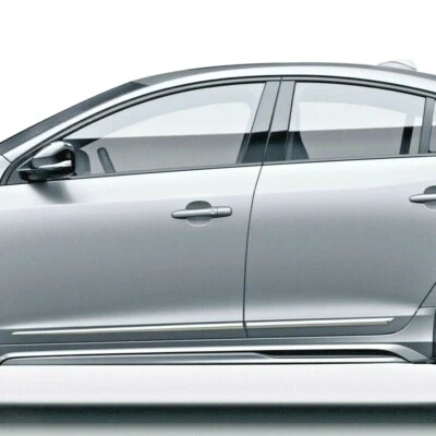 For: Volvo S60 2010-2018 Lower Chrome Body Side Moldings #LCM-S60-3738910 - Image 1 of 4