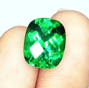 Natural Tsavorite Garnet Loose Gemstone 10 Ct Certified Cushion Cut AG94 - Imagen 1 de 10