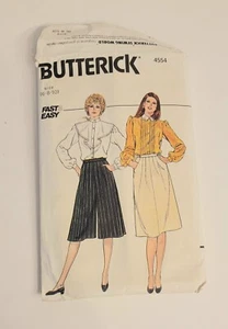 Butterick 4554, Womens dress or culotte, 1980's sewing pattern - Picture 1 of 3