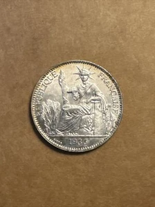 1936 French Indochina 50 Cents PE - Picture 1 of 2
