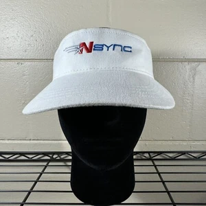 Vintage Nsync Adjustable Visor Hat Cap Y2K Boy Band Concert Justin Timberlake - Picture 1 of 7