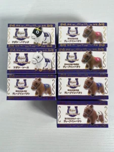 Super Thoroughbred Mini Figure 7 Set Deep Impact Sodashi Japanese Horse Racing - Picture 1 of 4