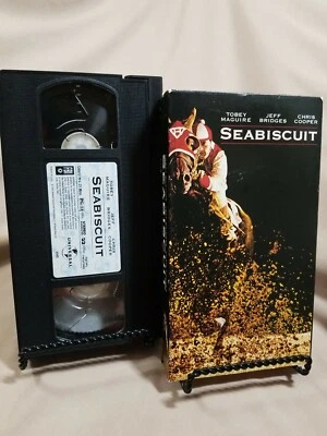 Seabiscuit VHS Tobey Maguire Jeff Bridges Chris Cooper - Image 1 of 2