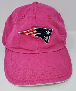 Girl's NFL New England Patriots Pink Adjustable Relaxed Hat Cap SIZE 7-16 - Picture 1 of 6