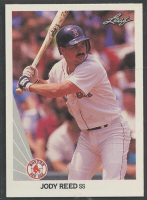 1990 Leaf #150 Jody Reed Boston Red Sox - Image 1 of 2