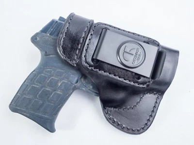 OUTBAGS USA Kel-Tec PF9 | OUTBAGS Full Grain Leather IWB Conceal Carry Holster. MADE IN USA