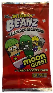 Mighty Beanz Trading Card Game Moon Quest 9-Card Booster Pack, Genio Cards NEW - Picture 1 of 8