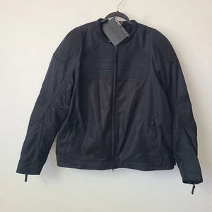 Harley Davidson Brawler Mix Media Jacket Size 2XL Black - Picture 1 of 8