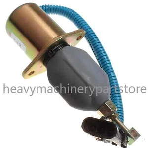 12V Shutoff Solenoid Valve 127973 For Kubota V2203 Gehl Skid Steer Loader SL4625 - Picture 1 of 6