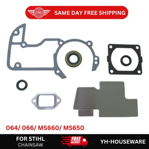 11220071050 GASKET SET W/SEALS FOR STIHL 064 066 MS660 MS650 - Picture 1 of 6