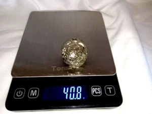 Pyrite Gold Round Ball 40 grams sphere Mineral Gemstone - Picture 1 of 7