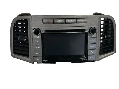 2014 2015 Toyota Venza Audio CD AM FM Radio Player Info Screen 86140-0T130 OEM! - Image 1 of 4