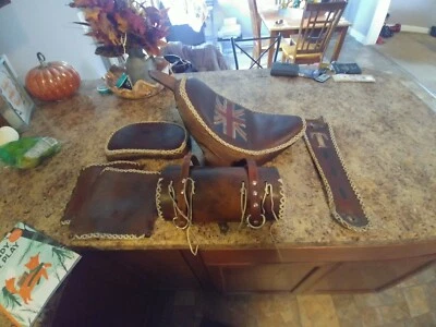 Conjunto de couro Triumph Bonneville America - Imagem 1 de 4