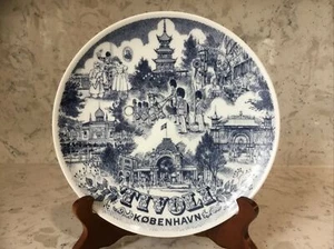 Tivoli Gardens Copenhagen Aage Bjerre Tivoli Kobenhavn 7 5/8" Sammelteller - Bild 1 von 9