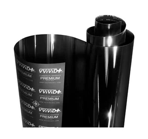 10 ft x 5 ft glossy piano black vinyl car wrap - Picture 1 of 9