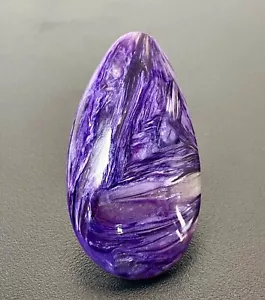 Charoit Chaochon Pulido Calidad Superior Charoite, Purple Morado Mineral 5,3cm - Imagen 1 de 4