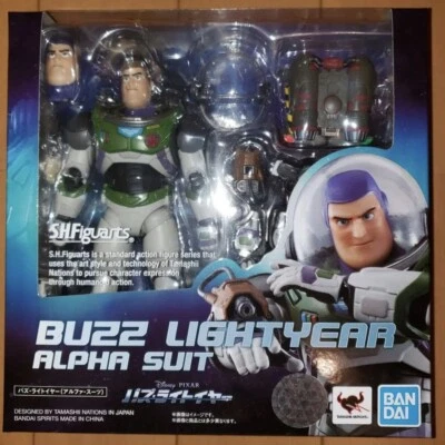 Buzz Lightyear S.H.Figuarts Alpha Suit Painted articulated figure JAPAN Bandai   - Image 1 of 2