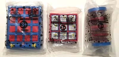 LOT OF 3 Jack in The Box Kids Meal TRAVEL GAMES Toys 2000 TIC TAC +MORE - Image 1 of 4