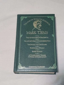 Mark Twain, Octopus Press ED, Green Leather, Treasury Of World Masterpieces, - Bild 1 von 6