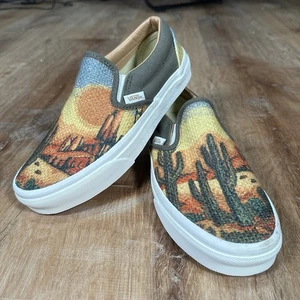 NEW Vans Cali Tapestry Cactus Shoes Women’s 5.5 Men’s 4 Western Sneakers - Picture 1 of 6