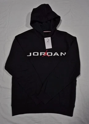 Sudadera con capucha pulóver polar cálido negro para hombre Nike Air Jordan HQ4643-010 Foto 1 de 4