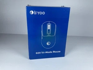 IFYOO G59 Rechargeable Lightweight 2.4G/BT/Wired Gaming Mouse 60g 600mA battery - Picture 1 of 13