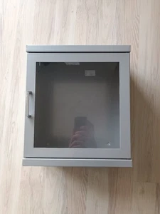Defibrillator Metallkasten Mit Sichtfenster Alarm gesichert - Bild 1 von 8