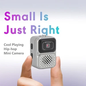 Telecamera digitale retrò 1080P FHD 0,96 IPS schermo portatile grigio - Foto 1 di 24