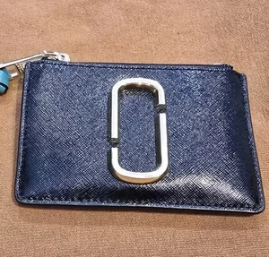 Marc Jacobs The Snapshot Top Zip Multi Wallet with Key Ring Coin Case Card Case - Picture 1 of 4