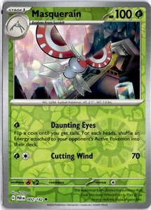 Masquerain Uncommon SV04: Paradox Rift 002/182 casi nuevo - Imagen 1 de 2