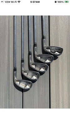 Ferros NDS para golfe Nike 4-7 e 9 eixos de aço uniflex - Imagem 1 de 4