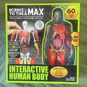 Science To The Max Interactive Human Body 60 Piece Set Brand New! Sealed! - Picture 1 of 4