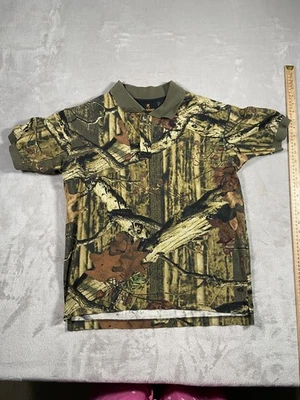 Browning Realtree camo polo shirt medium padded shoulder - Image 1 of 4