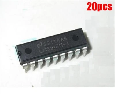 20Pcs LM3915N-1 DIP-18 LM3915 DIP18 Nsc Dot/Bar Dispaly Driver im