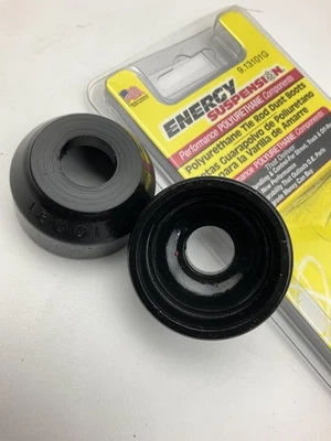 Energy Suspension 9.13101G Tie Rod Dust Boots Negro, Base de 1.36", Pin de .55", PAR Foto 1 de 4