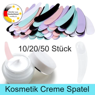Cremespatel Kosmetikspatel Kosmetik Gesicht Creme Maske Spatel Löffel 10-50 Stk. - Bild 1 von 4