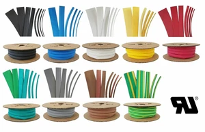 75m Schrumpfschlauch BEC2 4,8mm farbig Polyolefin 125°C (2:1) m. UL - Bild 1 von 11