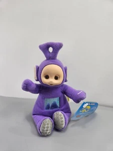 1998 Hasbro Playskool Teletubbies Tiny Tubbies Purple Tinky-Winky Chime Rattle - Picture 1 of 6