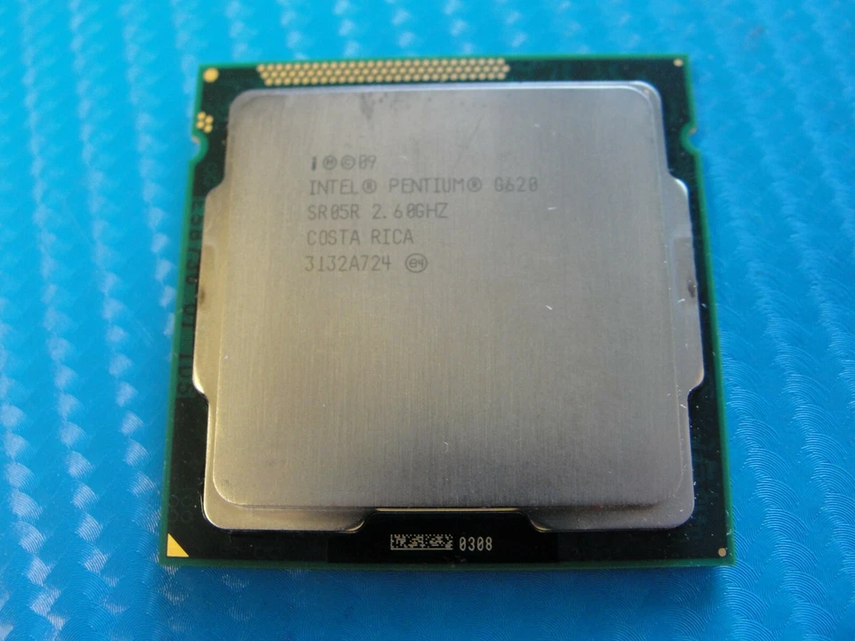 Intel SR05R Pentium Dual Core G620 LGA 1155/Socket H2 2.6GHz Desktop CPU B9/BT - Image 1 of 1