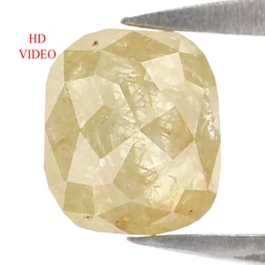 Diamante con forma de cojín suelto natural de 1,00 quilates 5,70 mm color amarillo LQ8676 - Imagen 1 de 8