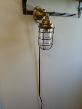  SET OF 2 RESTORATION HARDWARE BABY&CHILD MARINERS SCONCE PLUG OR HARDWIRE