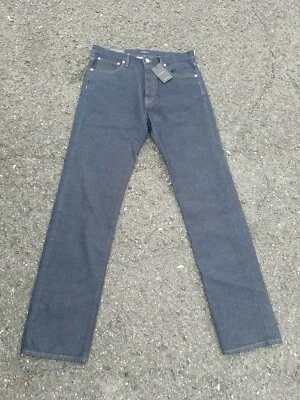 PANTALONES VAQUEROS CLUB MONACO PARA HOMBRE AZUL CALCE RECTO ÍNDIGO CRUDO 32X34 Foto 1 de 4