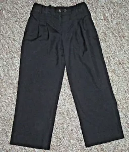 CHEROKEE KIDS BOYS PANTS BLACK SIZE 4 POLY RAYON ADJUSTABLE WAIST POCKETS - Picture 1 of 3